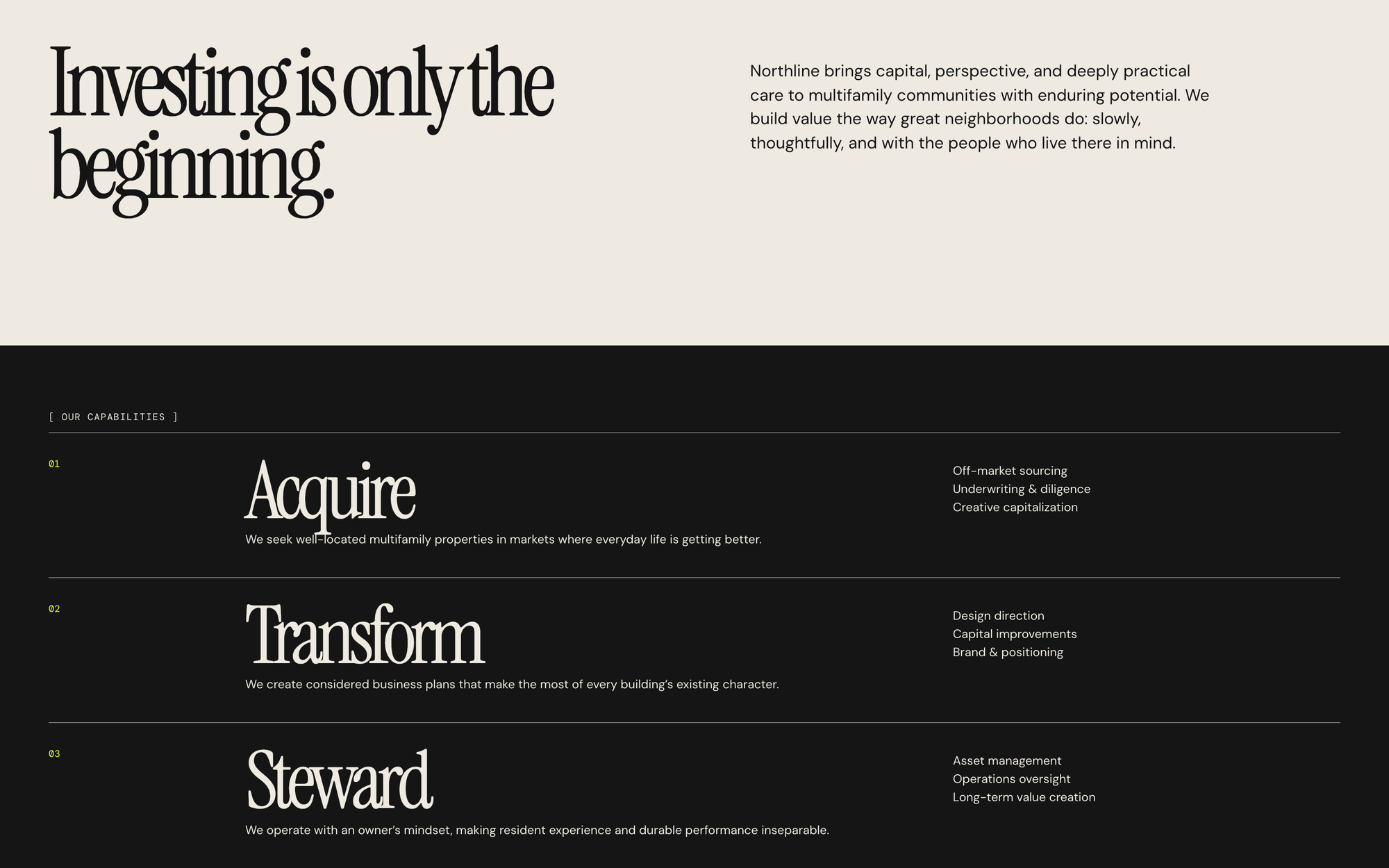 Modern Editorial — Approach