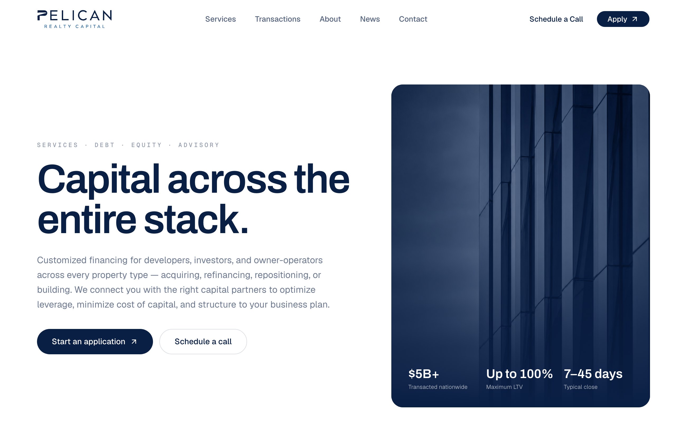 Pelican Realty Capital — The site
