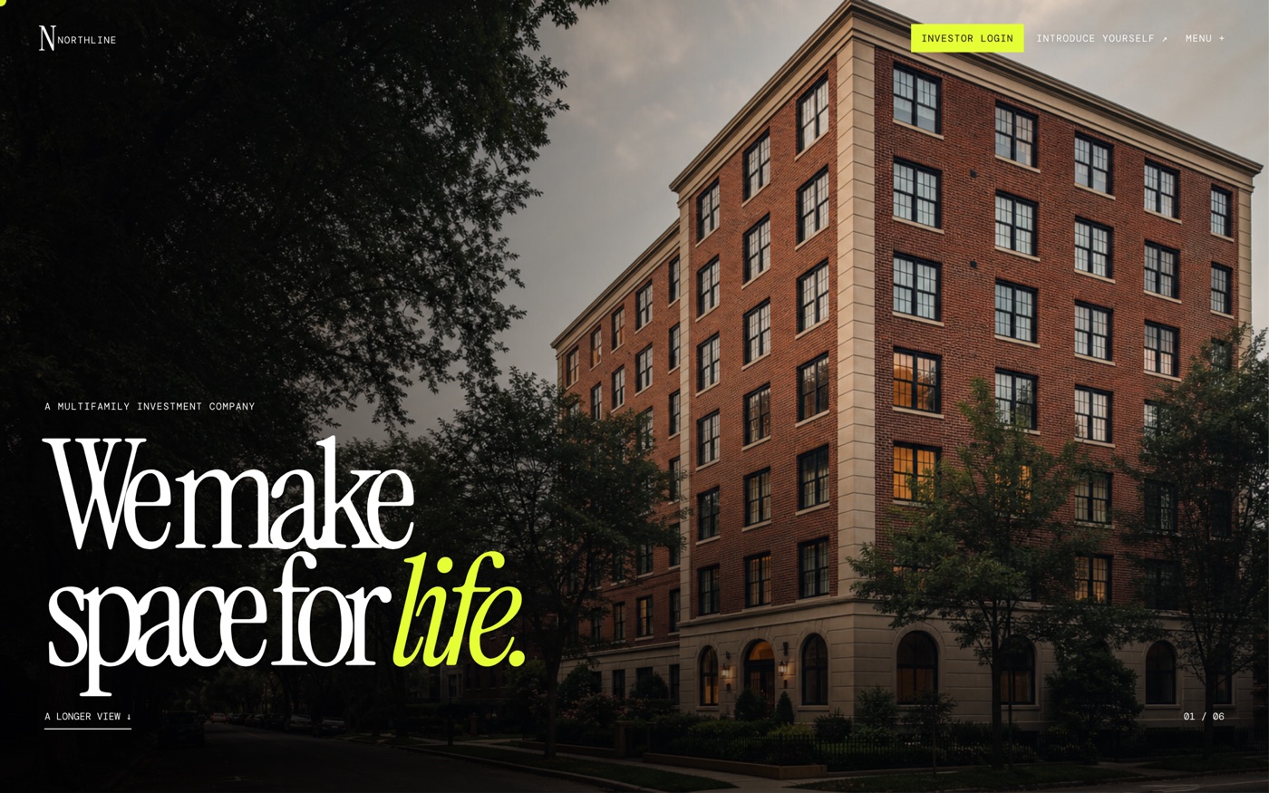 Modern Editorial — homepage