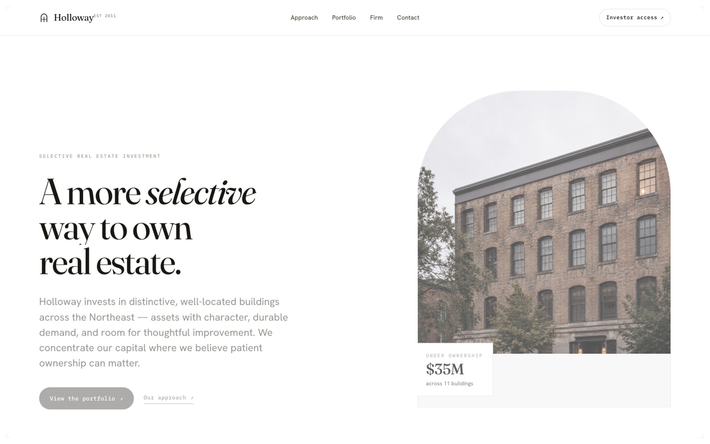 Quiet Capital — homepage