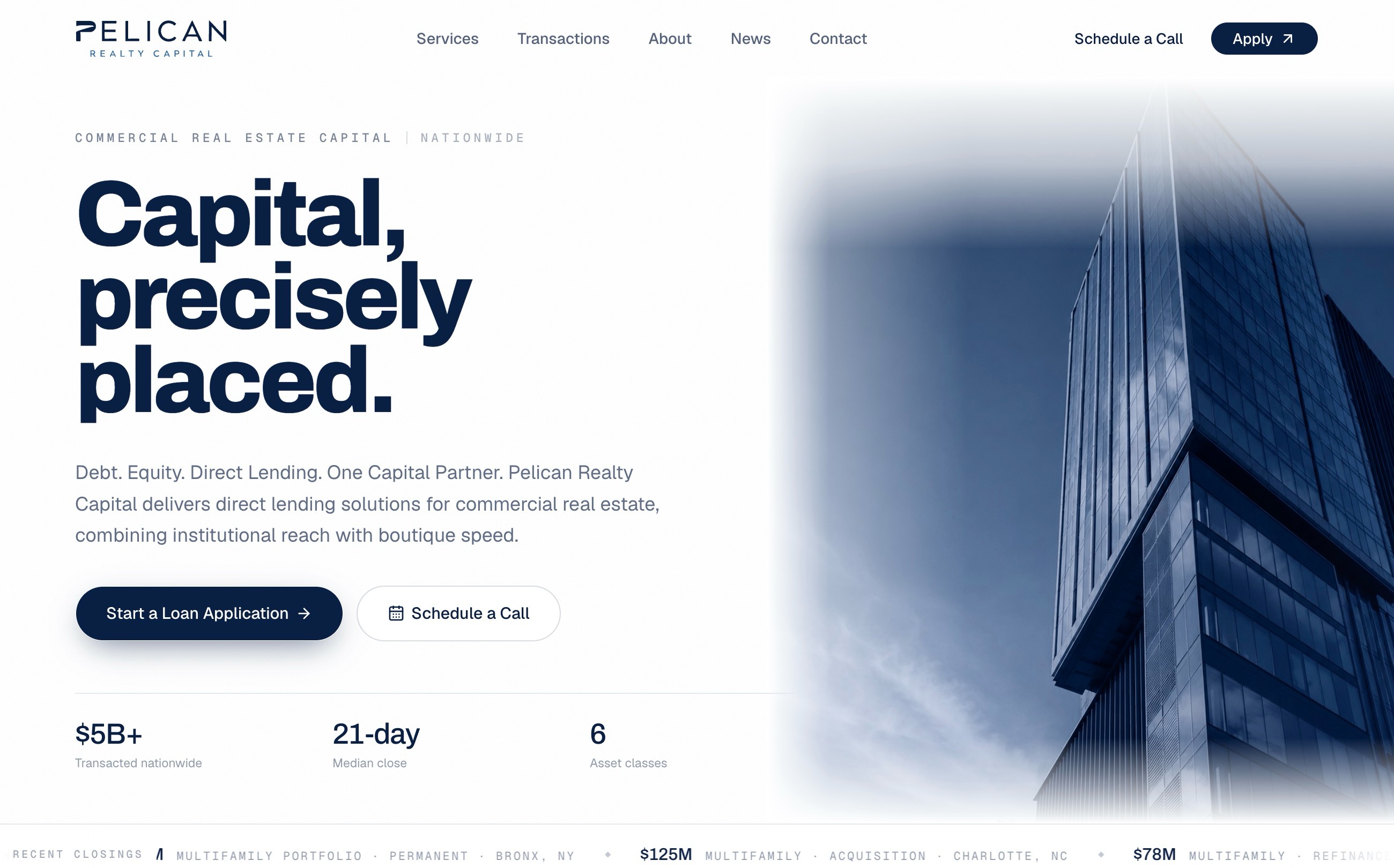 Pelican Realty Capital — homepage